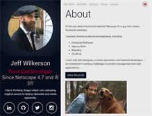 Tablet Screenshot of jeffwilkerson.net
